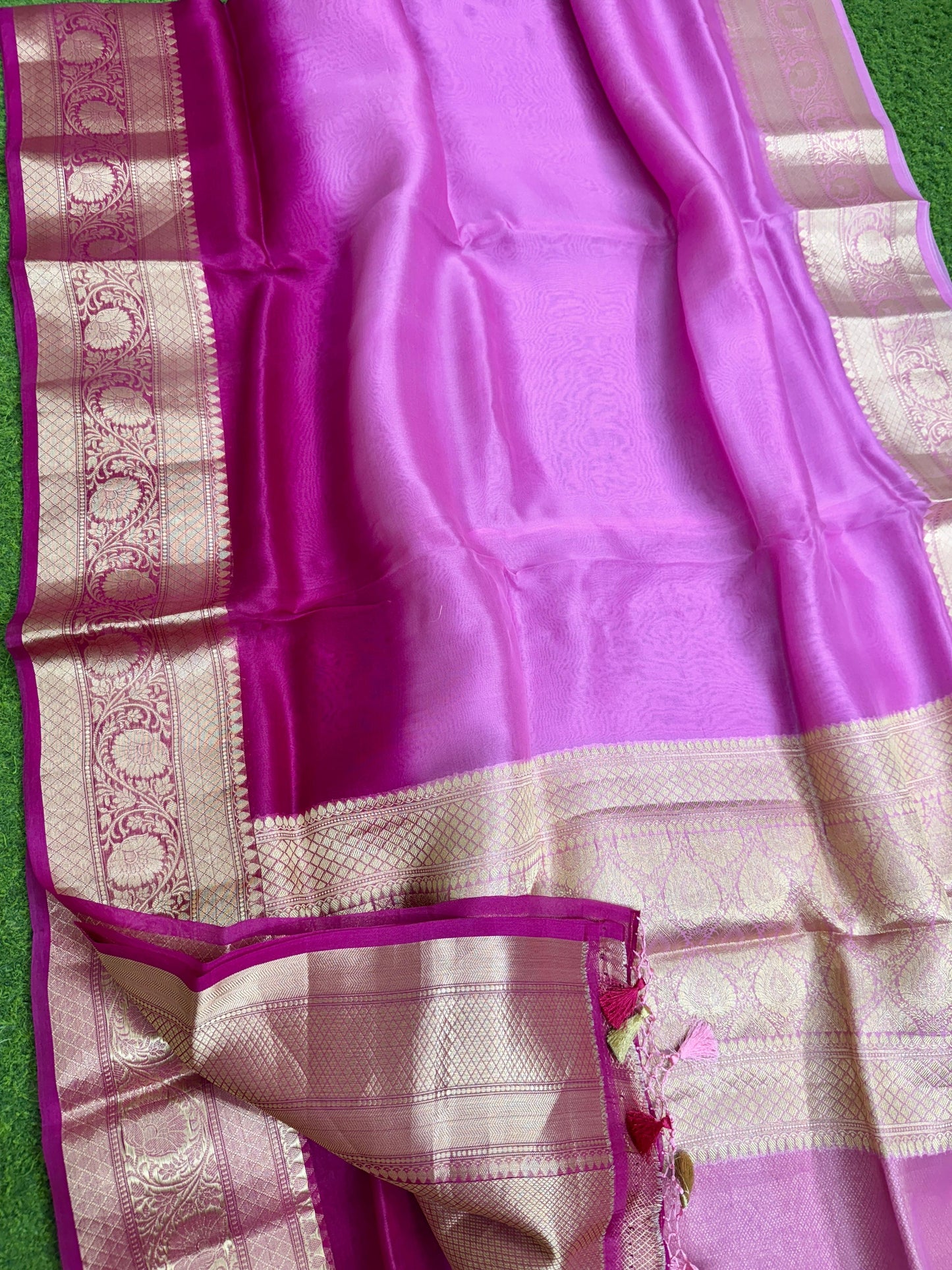 Kora organza saree