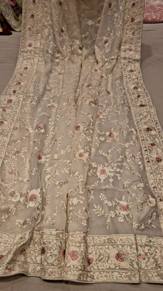 Parsi embroidery saree.