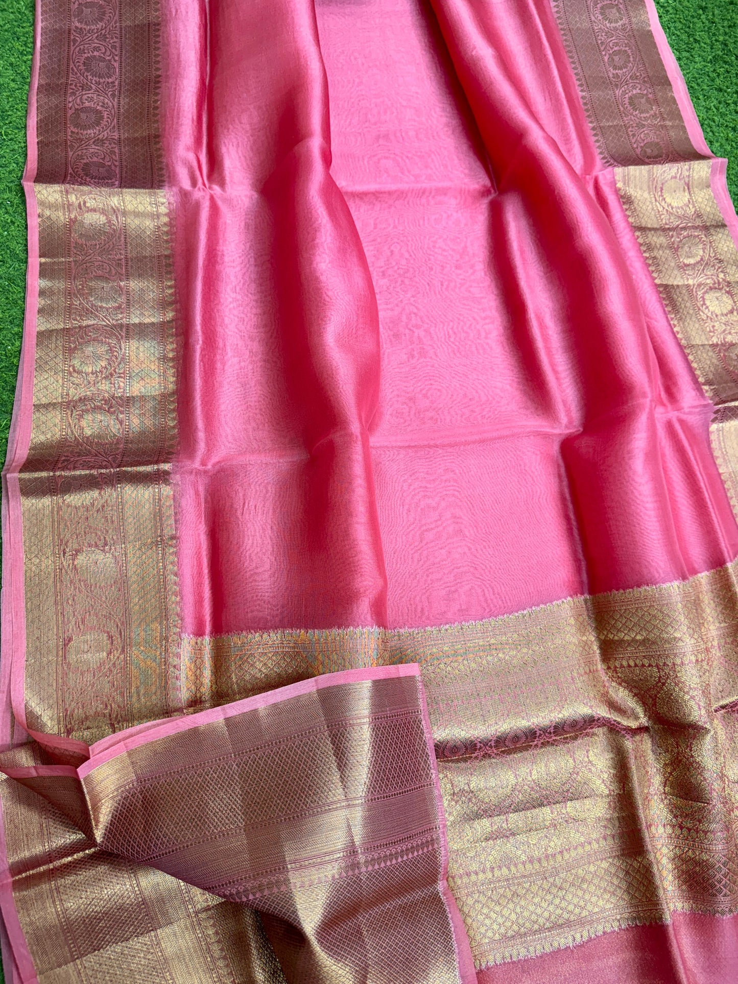 Kora organza saree