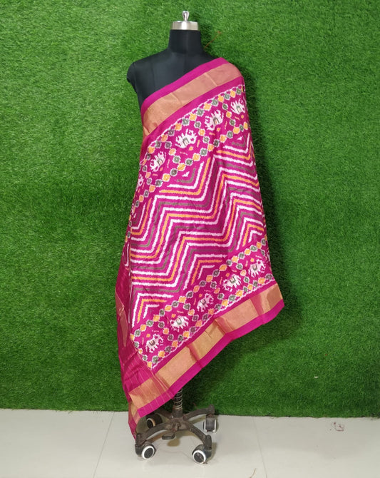 Ikkat dupatta