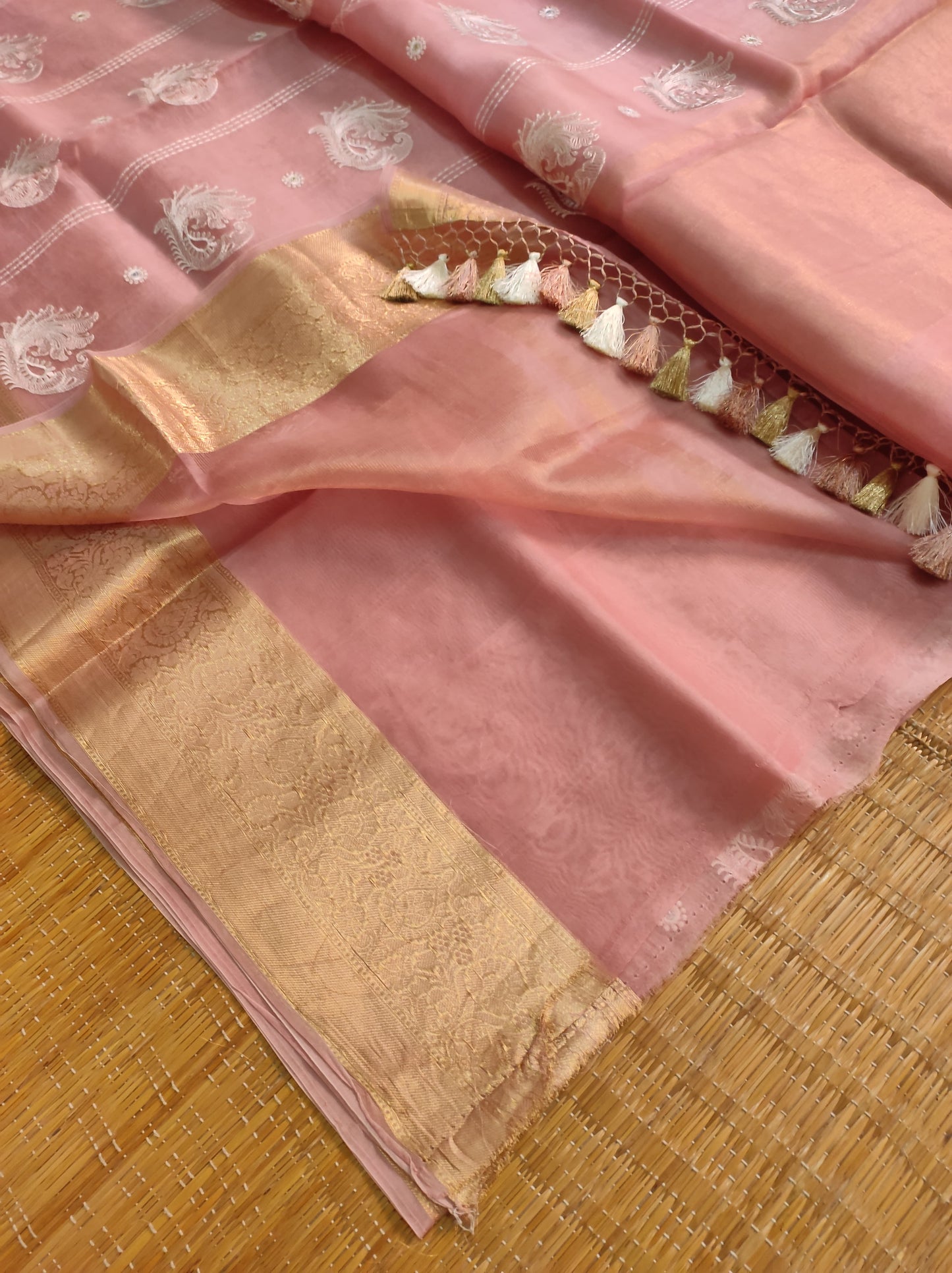 Pure organza saree