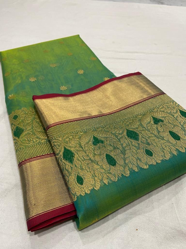 Chanderi silk sari