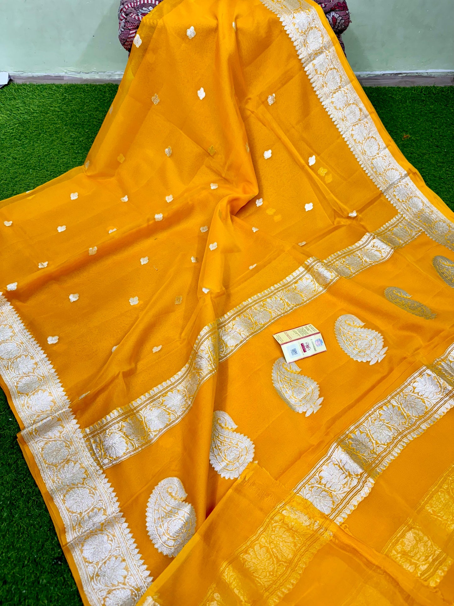 Khaddi chiffon saree