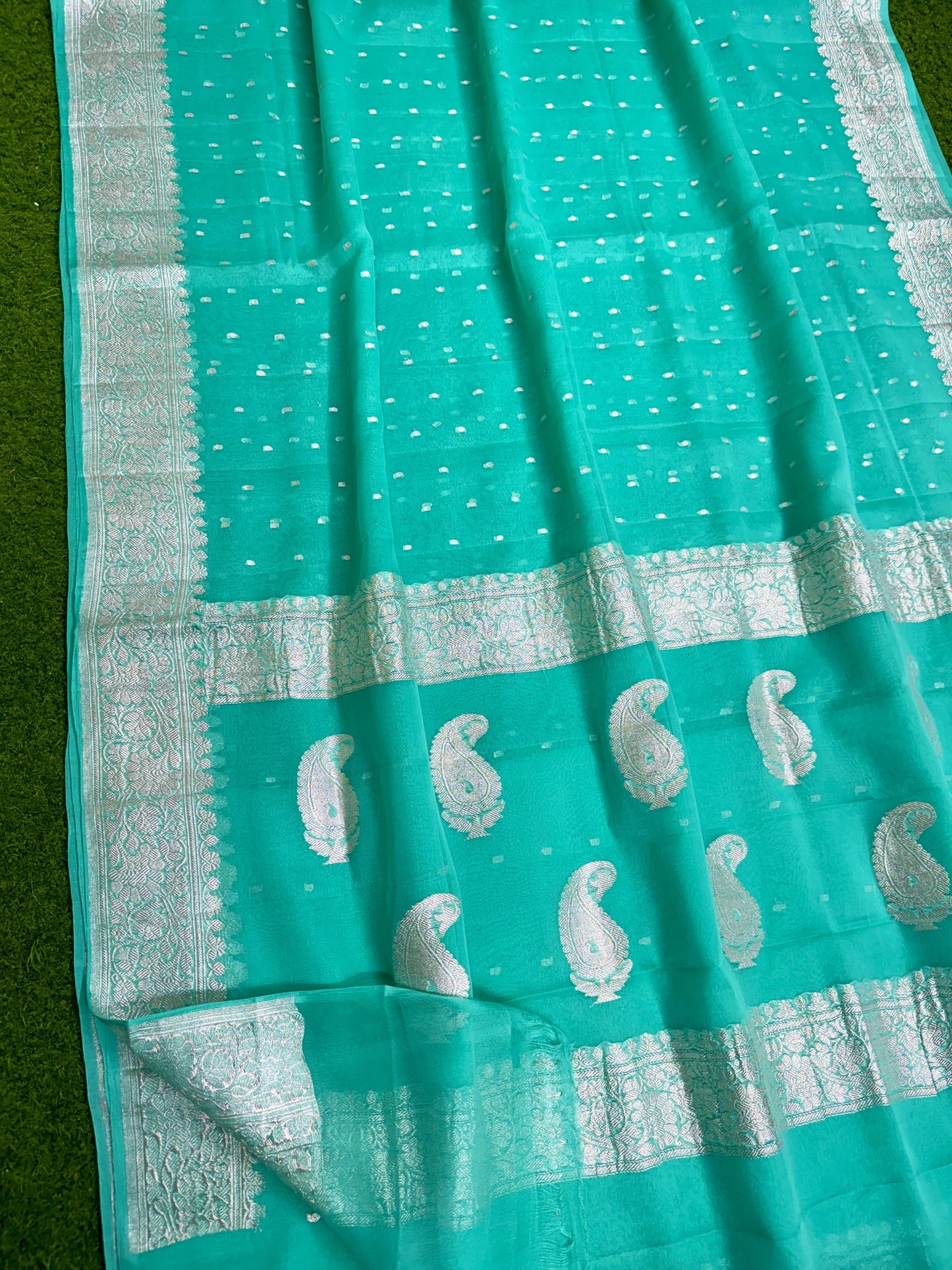 Khaddi chiffon saree