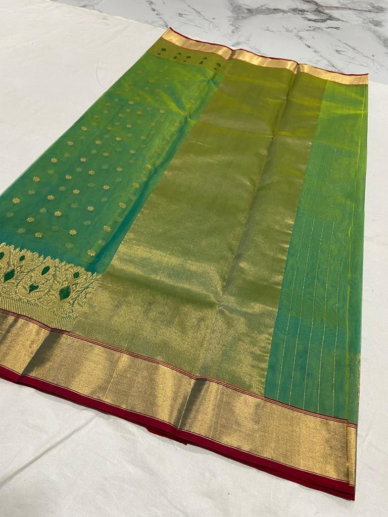 Chanderi silk sari