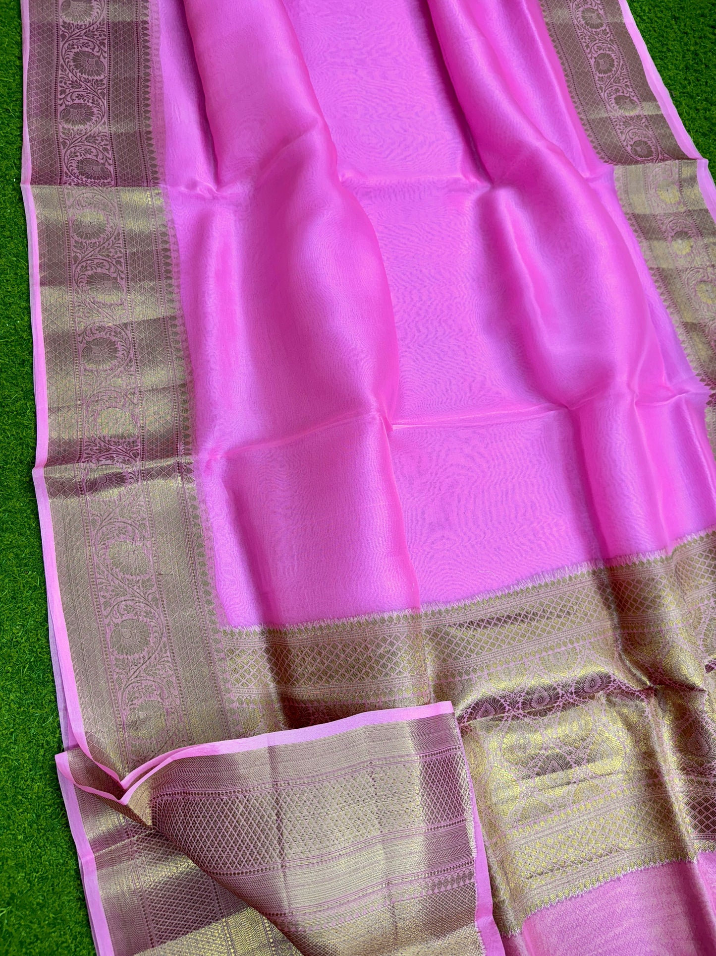 Kora organza saree