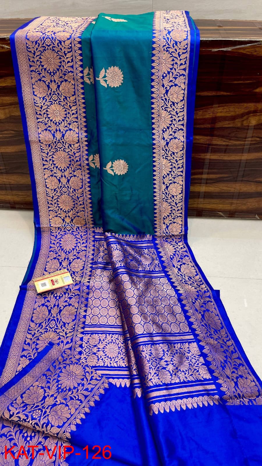 Pure handloom Katan Banarasi silk saree