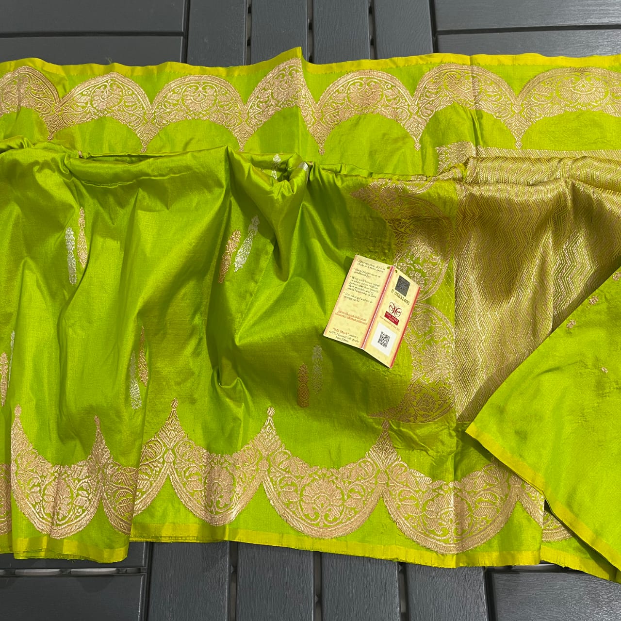 Pure handloom Katan Banarasi silk saree