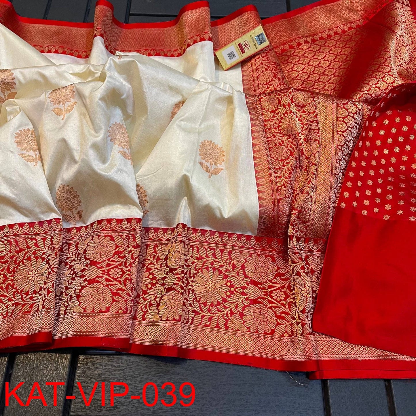 Pure handloom Katan Banarasi silk saree